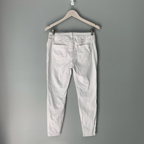 Jessica Simpson white lace up jeans - Picture 4 of 6